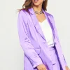 Satin Tailored Blazer