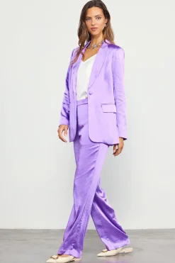 Satin Tailored Blazer