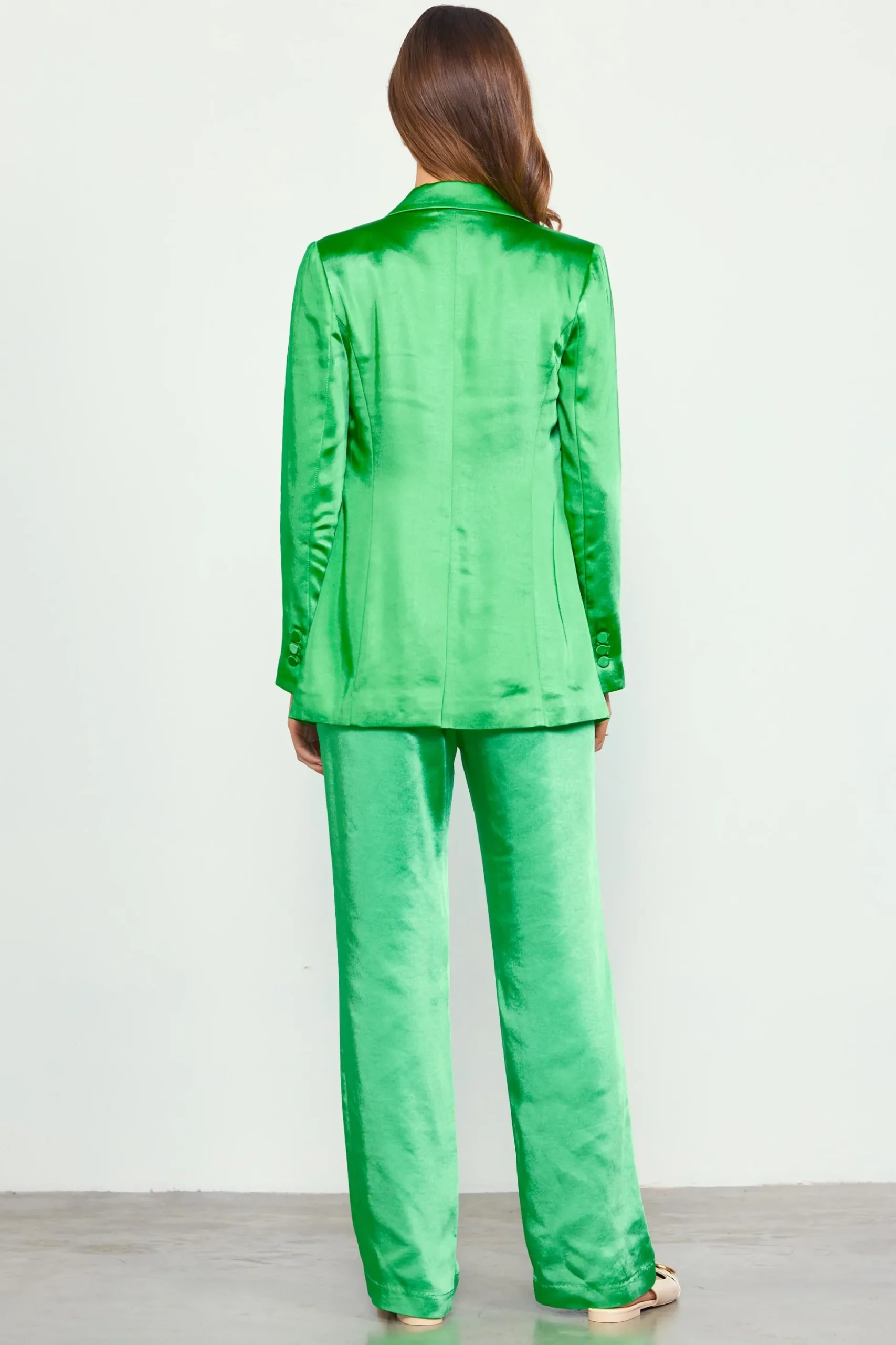 Satin Tailored Blazer