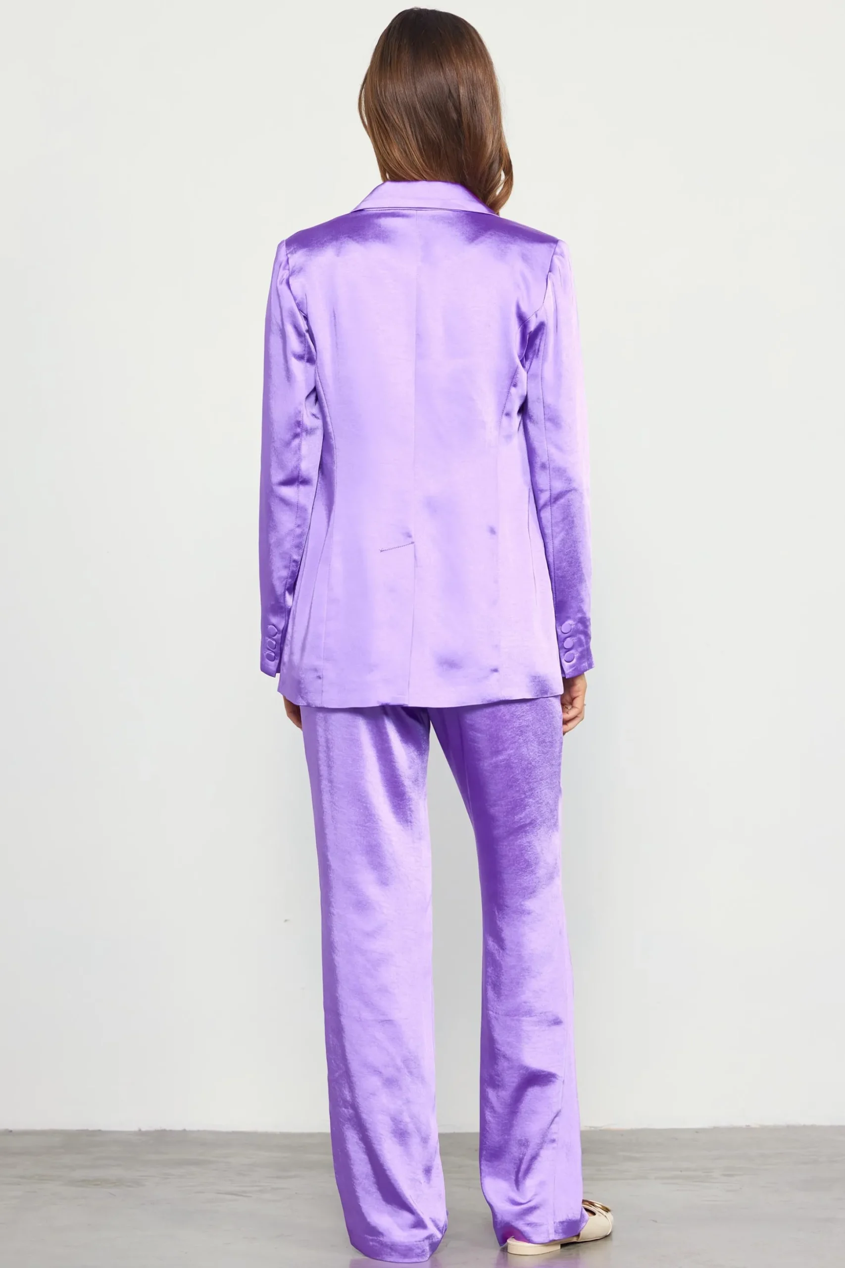 Satin Tailored Blazer
