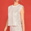 Sequin Bubble Muscle Tank