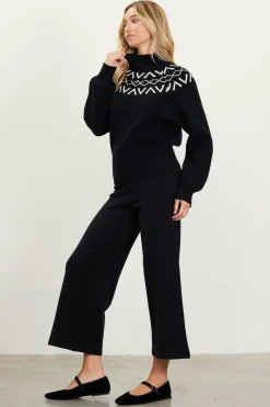 Sequin Detail Fair Isle Sweater