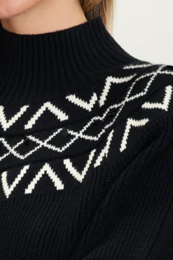 Sequin Detail Fair Isle Sweater