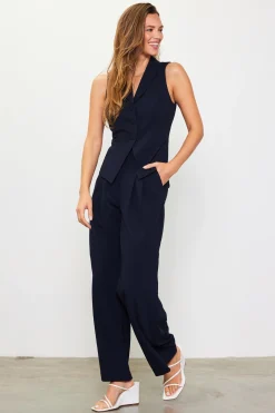 Shawl-Collar Tailored Vest