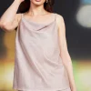 Shimmery Cowl Neck Cami