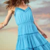 Smocked Waist Mini Dress