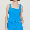 Square Neck Button Vest