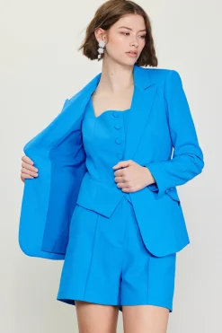 Square Neck Button Vest