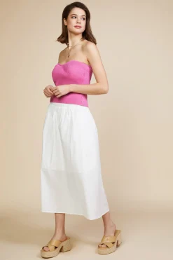 Sweetheart Neckline Knit Top