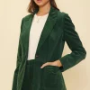 Tailored Corduroy Blazer