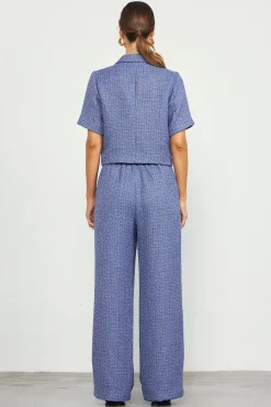 Tweed Wide Leg Pants