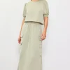 Utility Cargo Pocket Midi Skirt