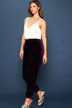 Velvet Jogger Pants