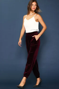 Velvet Jogger Pants