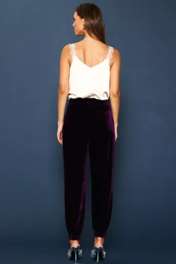 Velvet Jogger Pants
