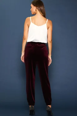 Velvet Jogger Pants