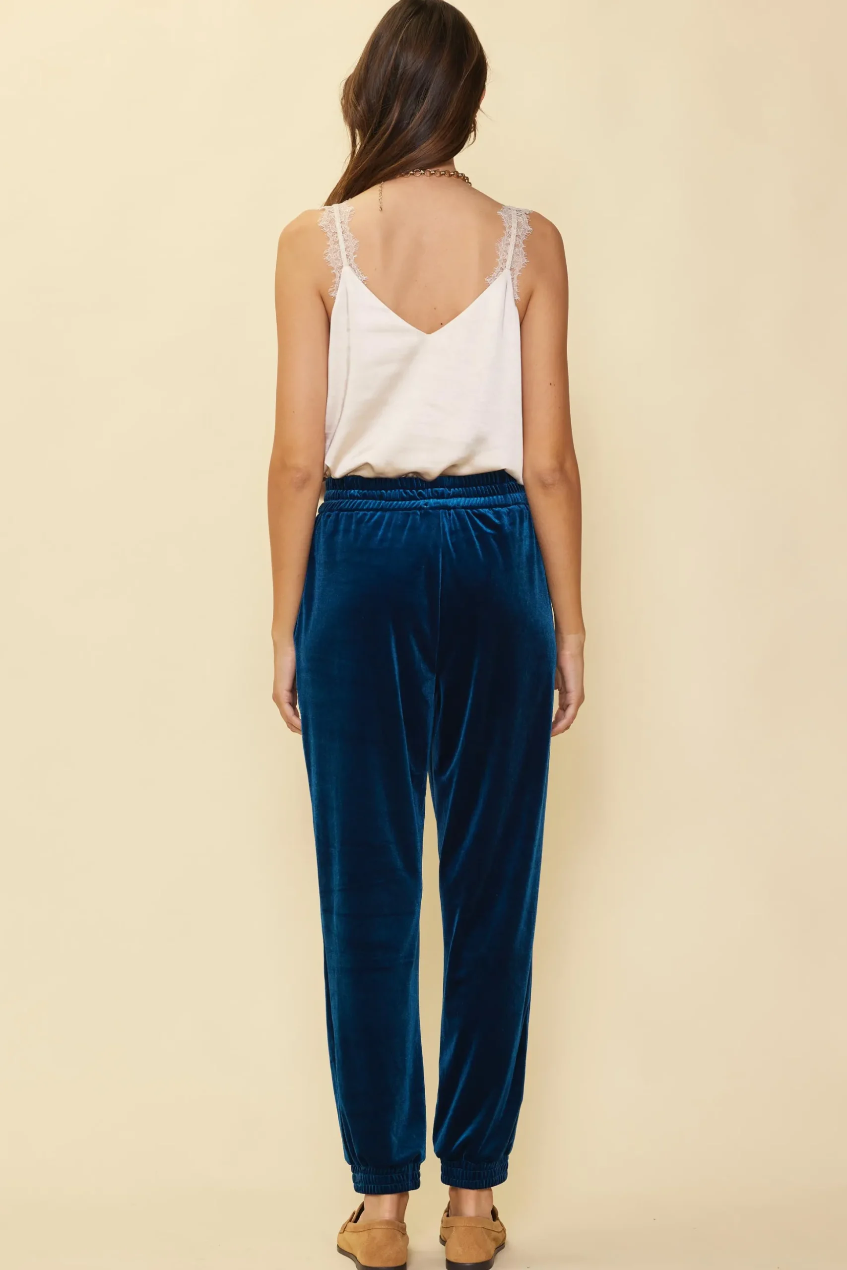 Velvet Jogger Pants