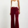 Velvet Wide Leg Pants