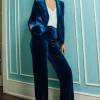 Velvet Wide Leg Pants