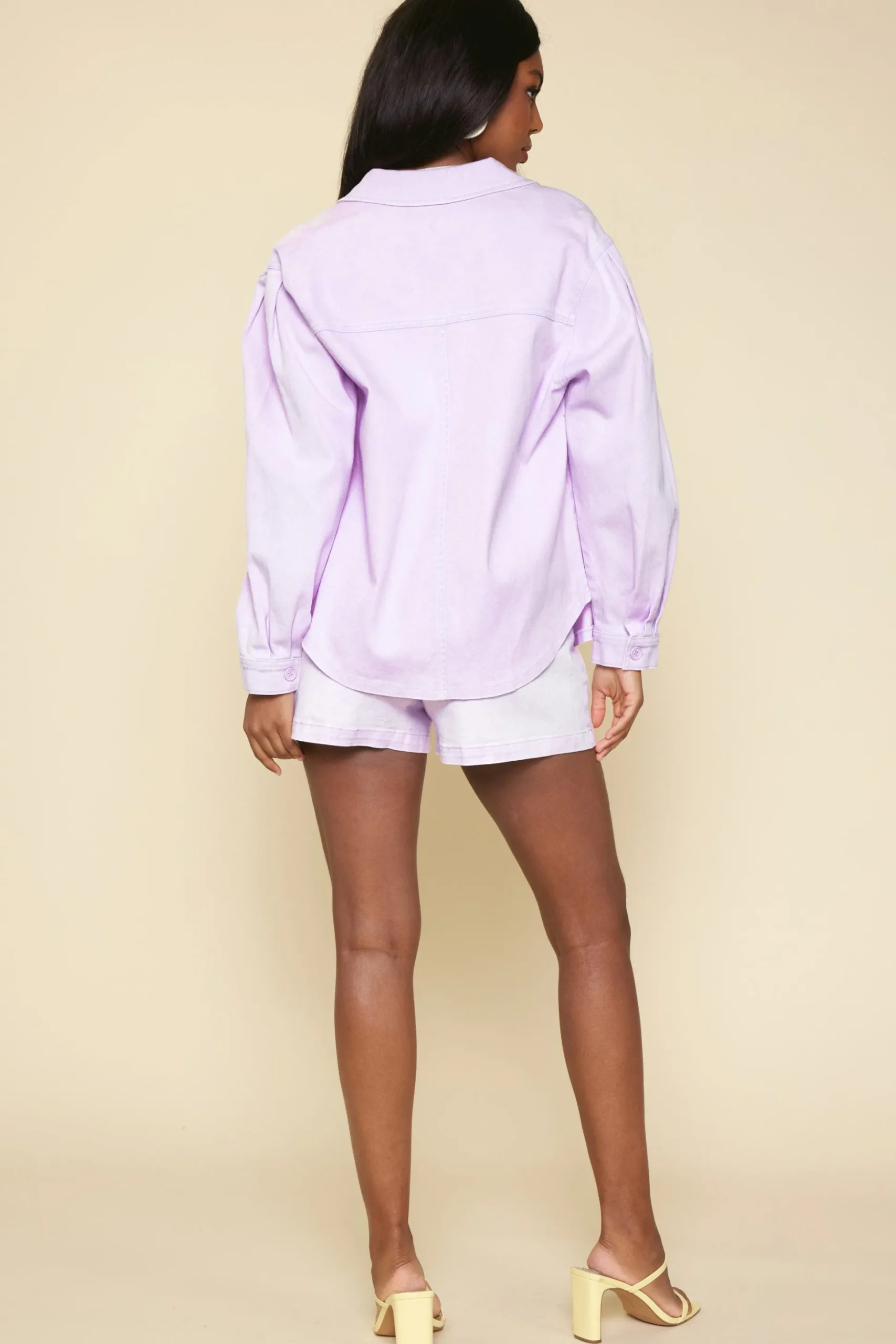 Washed Cotton Twill Shacket